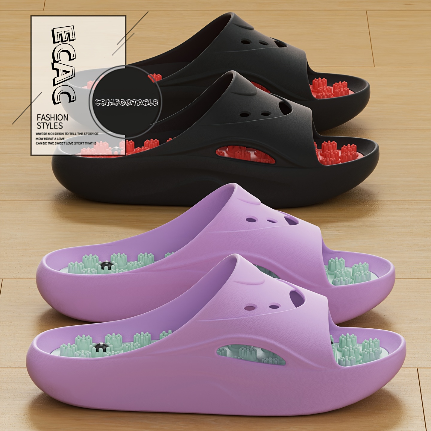 Women'S Shoes And Accessories - Chinelos de Massagem EVA para Mulheres