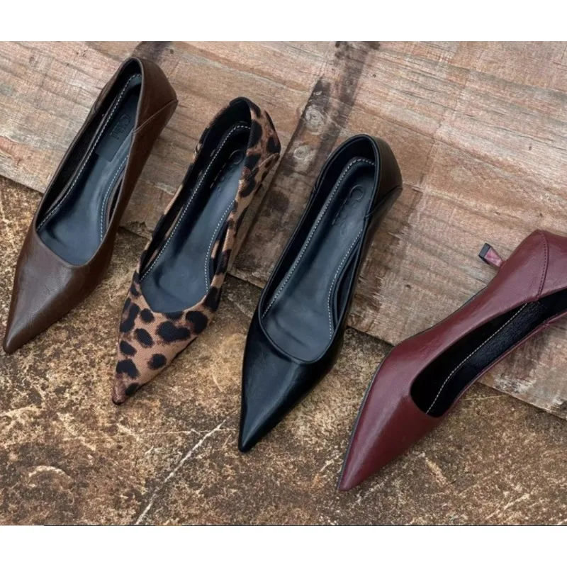 Women'S Shoes And Accessories - 2024 mulheres sexy salto alto borgonha