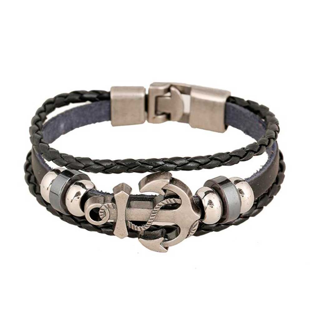 Women Accessories Pk - Multi camadas de corda de couro
