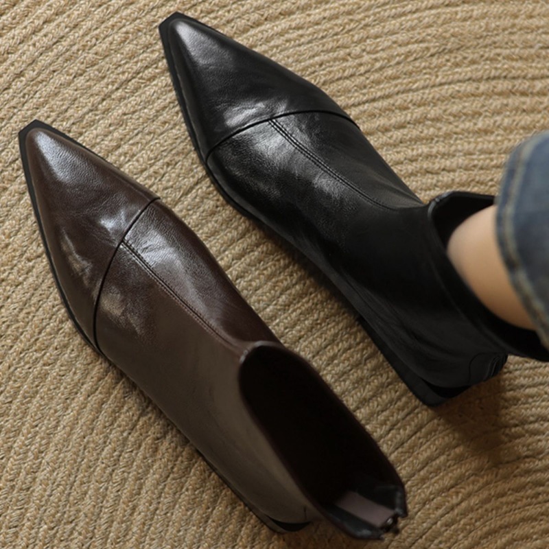 Mulheres apontou botas curtas  - Women'S Accessories Trends 2025 avaliação e preço