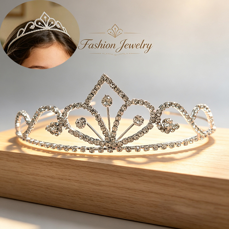 Coroa de Noiva em Cor Prata co - Women'S Formal Accessories avaliação e preço