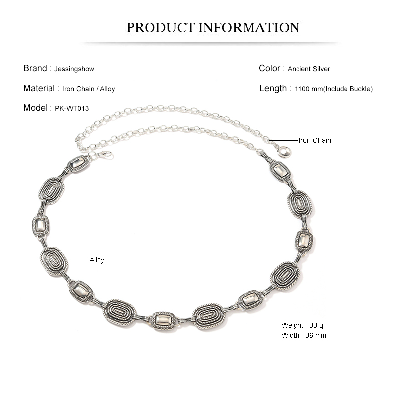 Corrente de cintura de metal d - Women Accessories Pk avaliação e preço