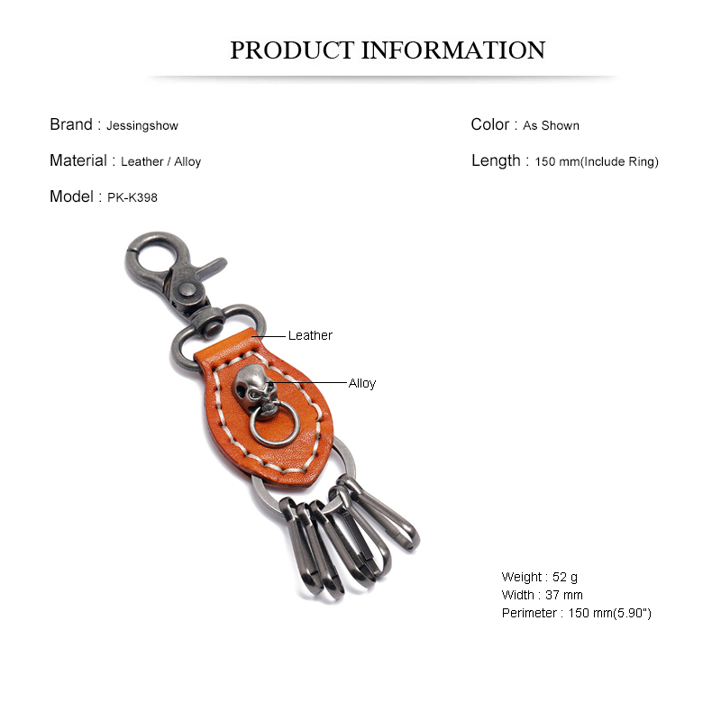 Jessingshow chaveiro de couro  - Women Accessories Pk avaliação e preço