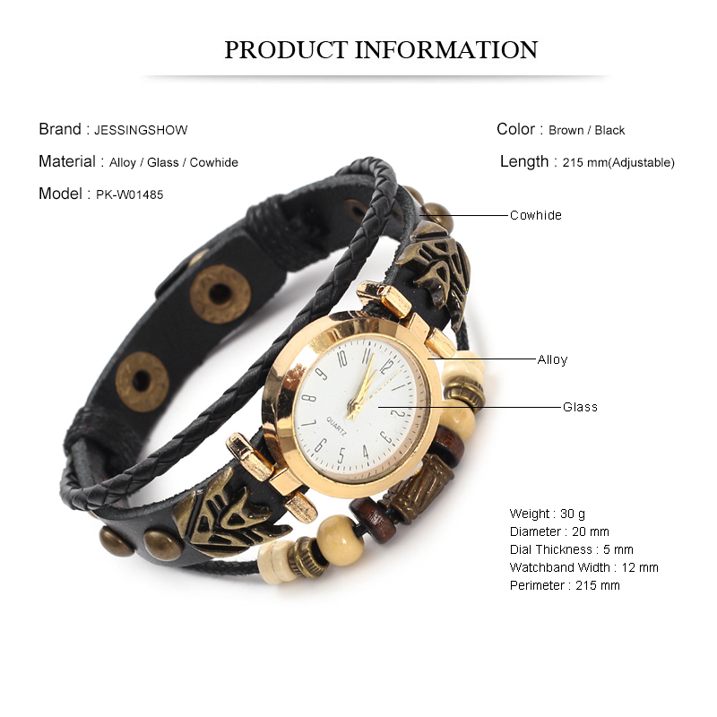Relógio de Quartzo Vintage em  - Women Accessories Pk avaliação e preço
