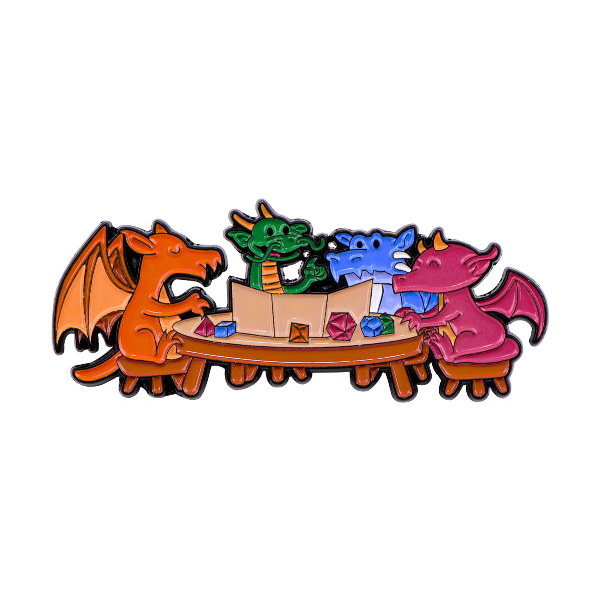Game Dice Enamel Pin Dragon Ba - Women Accessories Picture avaliação e preço