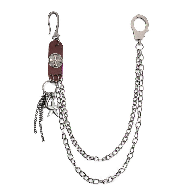 Punk steet couro chaveiros cor - Women Accessories Pk avaliação e preço