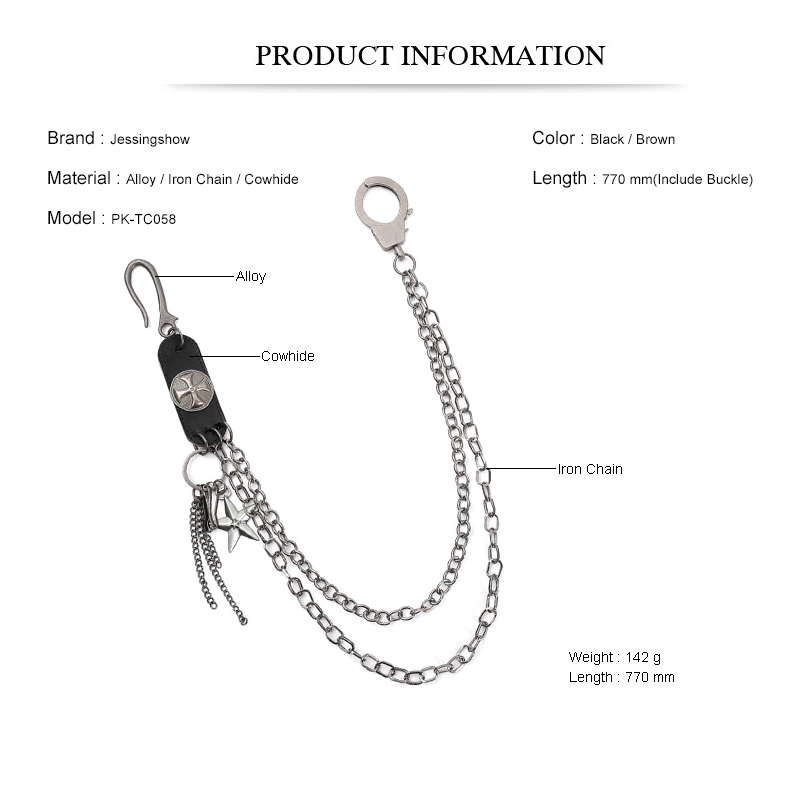 Punk steet couro chaveiros cor - Women Accessories Pk avaliação e preço