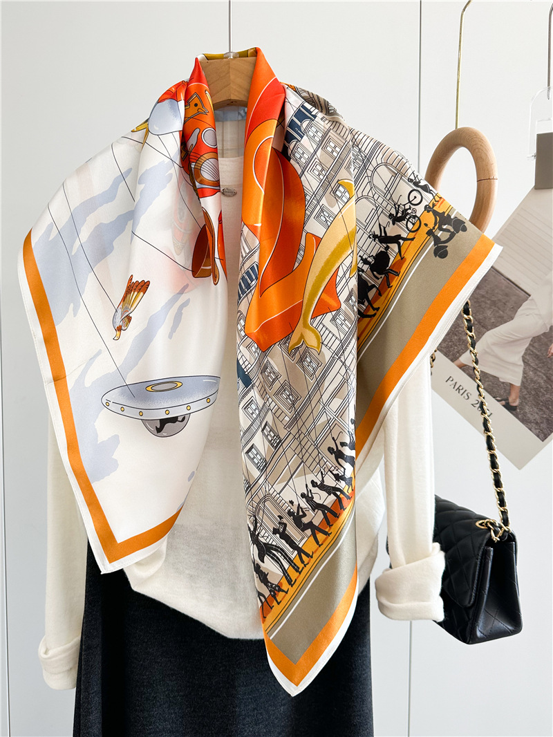 Lenço de Seda Macia 90CM para  - Women'S Accessories Designer avaliação e preço