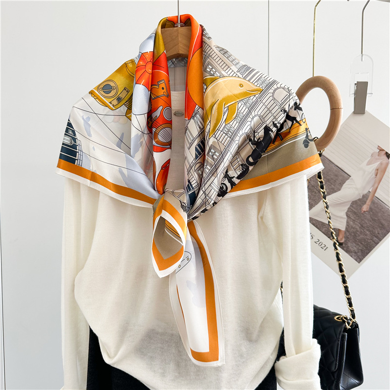 Lenço de Seda Macia 90CM para  - Women'S Accessories Designer avaliação e preço