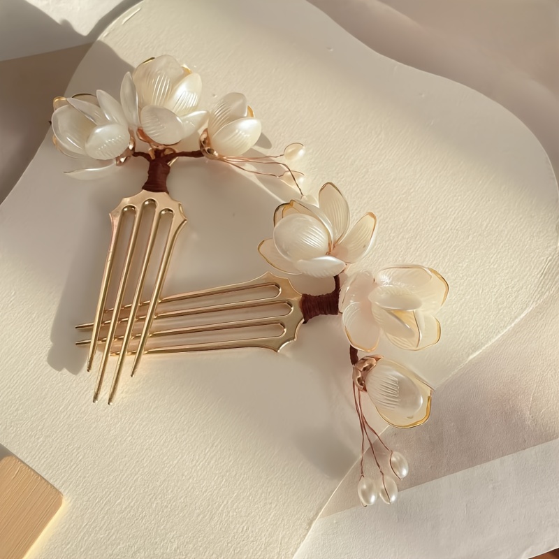 Pente de Cabelo Estilo Chinês  - Women'S Formal Accessories avaliação e preço